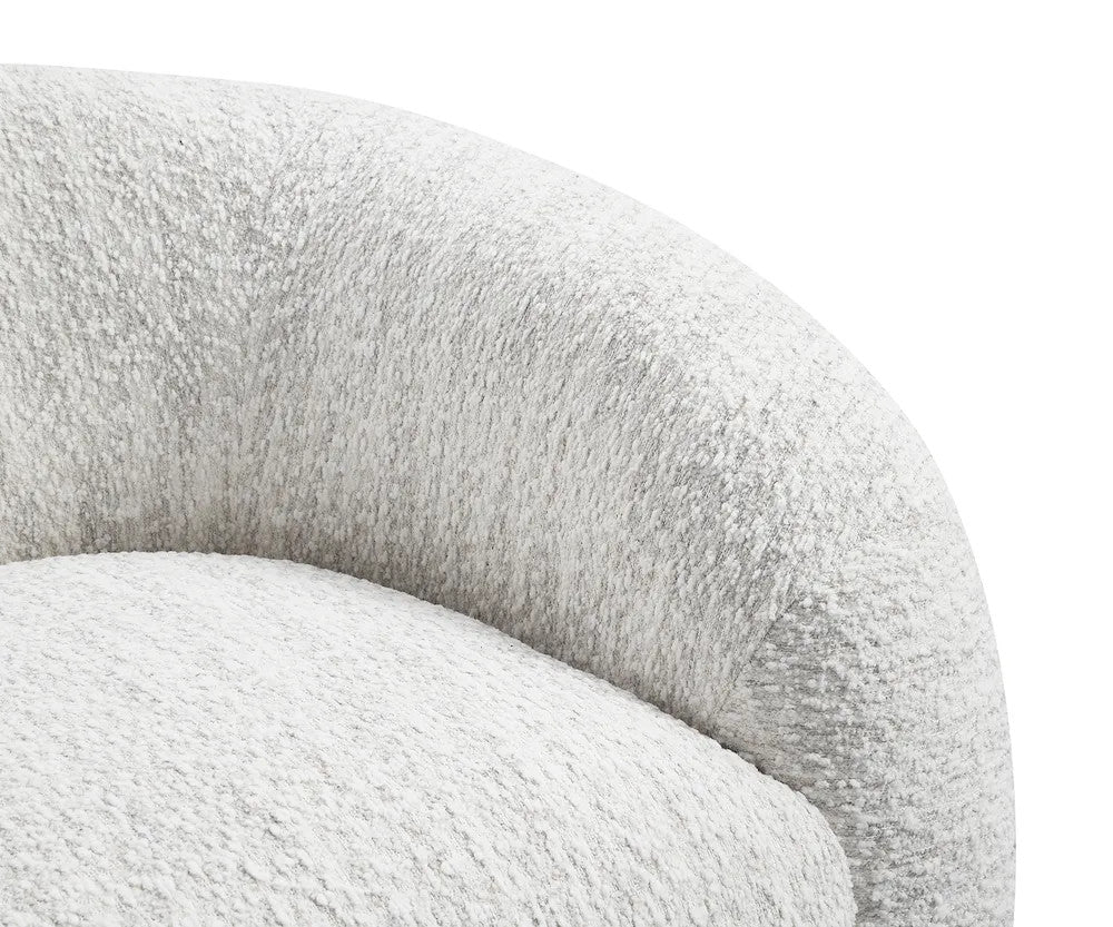 Furniture of America - Freja - Swivel Chair, Cotton White - FM-AC6003WH-SW view 5
