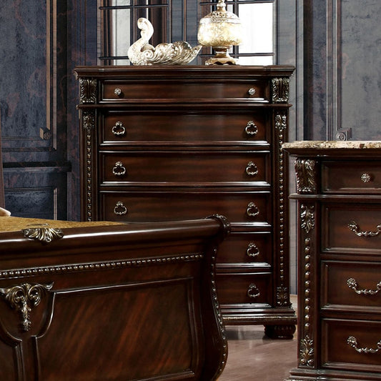 Furniture of America - Fromberg Chest in Brown Cherry - FM7670C View 1