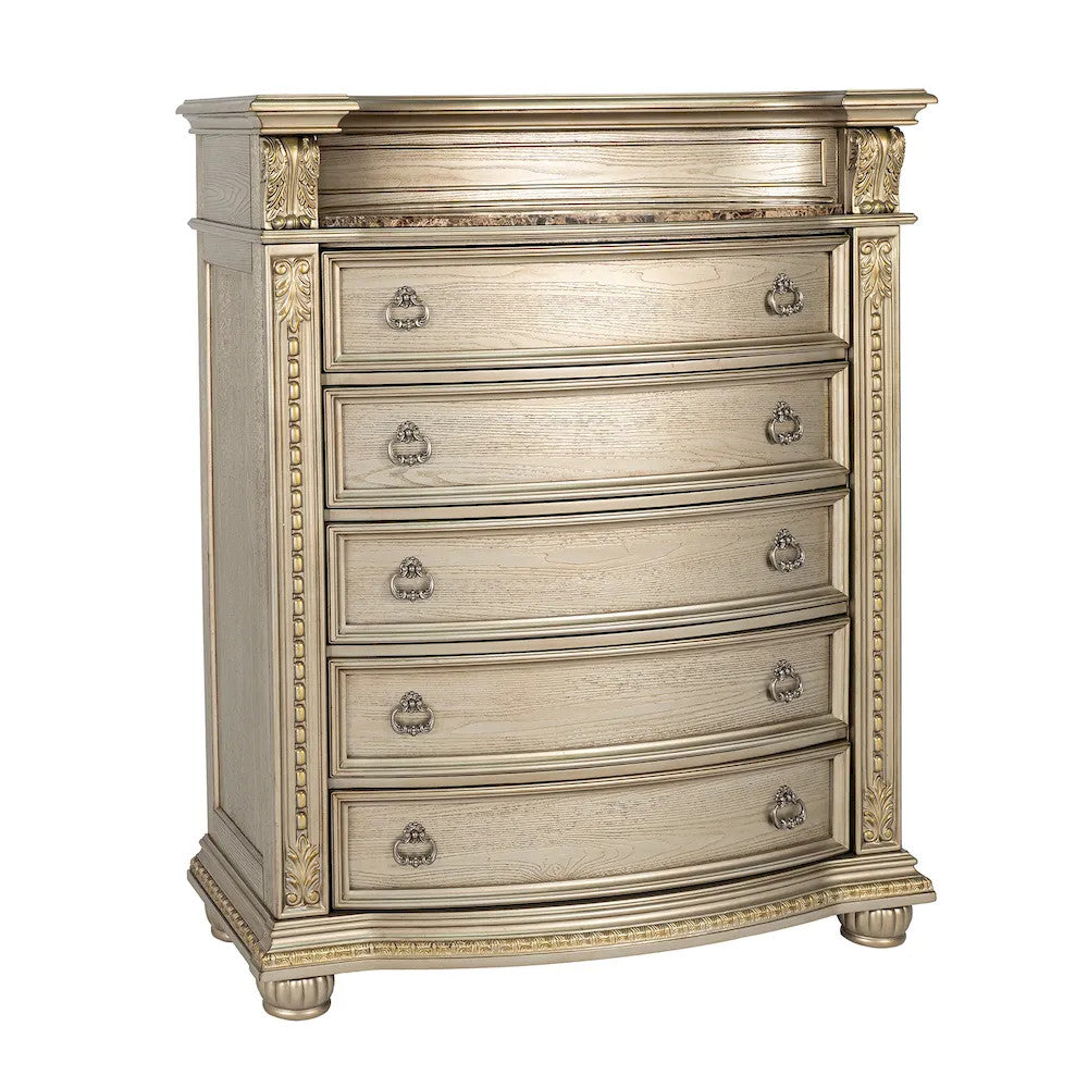 Furniture of America - Fromberg - Chest w/Marble Insert - FM7670GD-C view 1