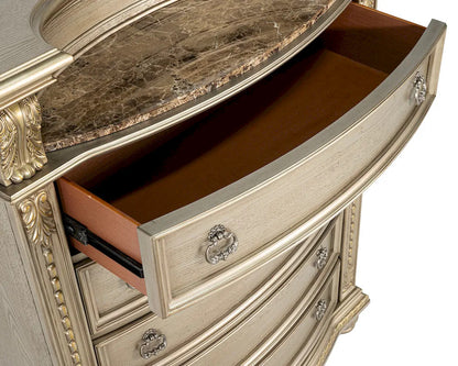 Furniture of America - Fromberg - Chest w/Marble Insert - FM7670GD-C view 3