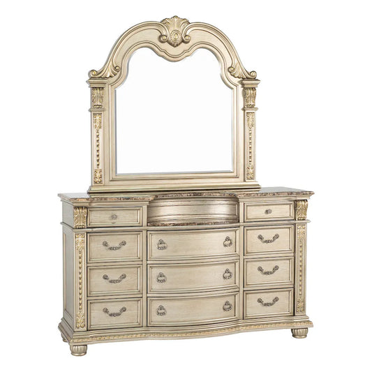 Furniture of America - Fromberg - Dresser w/ Marble Top - FM7670GD-D view 2