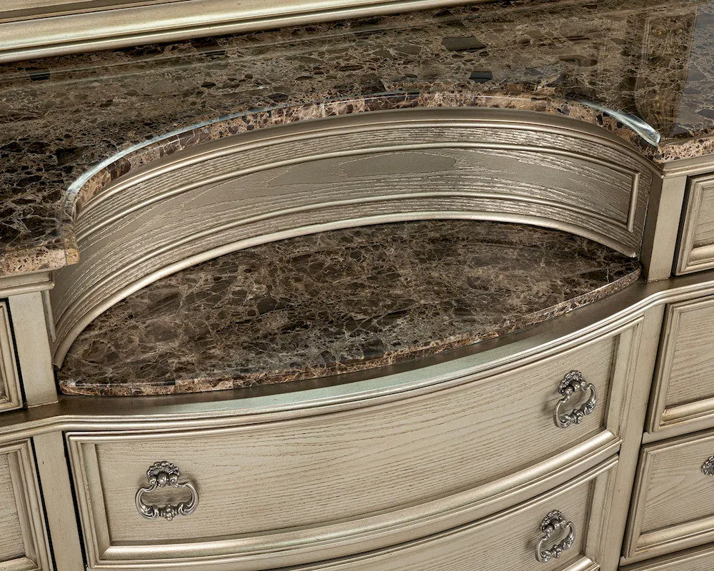 Furniture of America - Fromberg - Dresser w/ Marble Top - FM7670GD-D view 6