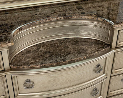 Furniture of America - Fromberg - Dresser w/ Marble Top - FM7670GD-D view 6