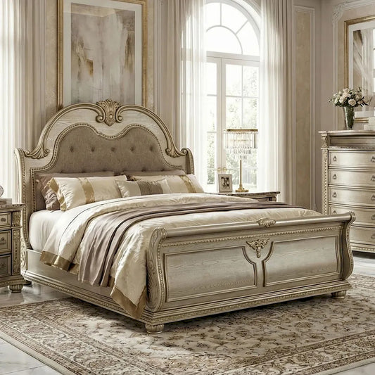 Furniture of America - Fromberg - E.King Bed - FM7670GD-EK-BED view 1
