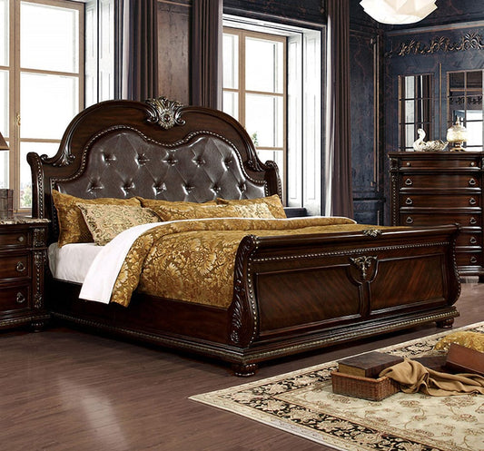 Furniture of America - Fromberg Queen Bed in Brown Cherry - FM7670Q-BED View 1