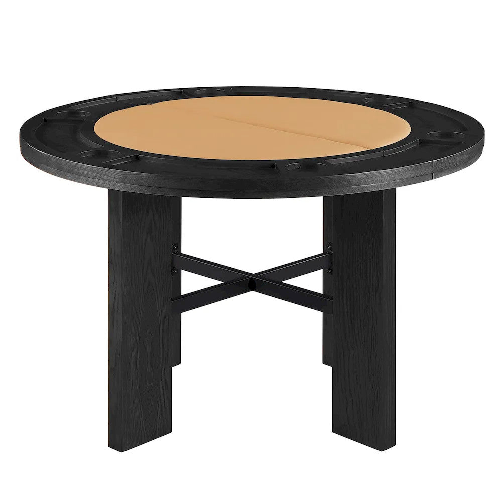 Furniture of America - Gaetani - 5 Pc. Dining Table Set - Black - FM-GM701BK-T-5PC view 4