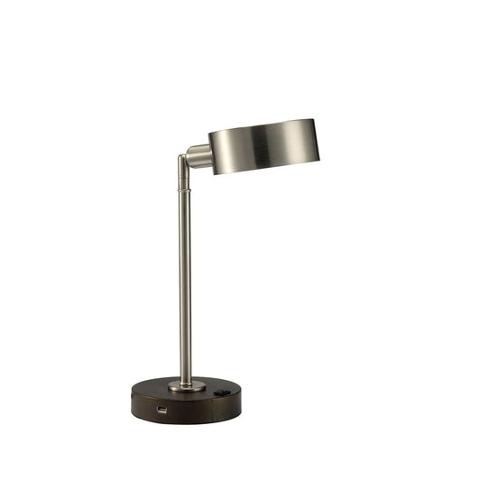 Furniture of America - Gail Table Lamp in Stain Nickel - L73838SN View 1
