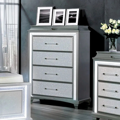 Furniture of America - Galea - Chest w/ LED - FM74006SV-C view 1