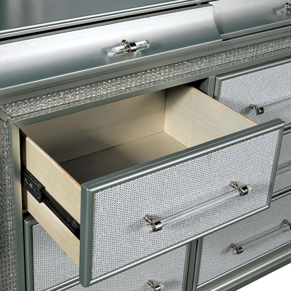 Furniture of America - Galea - Dresser w/ LED - FM74006SV-D view 4