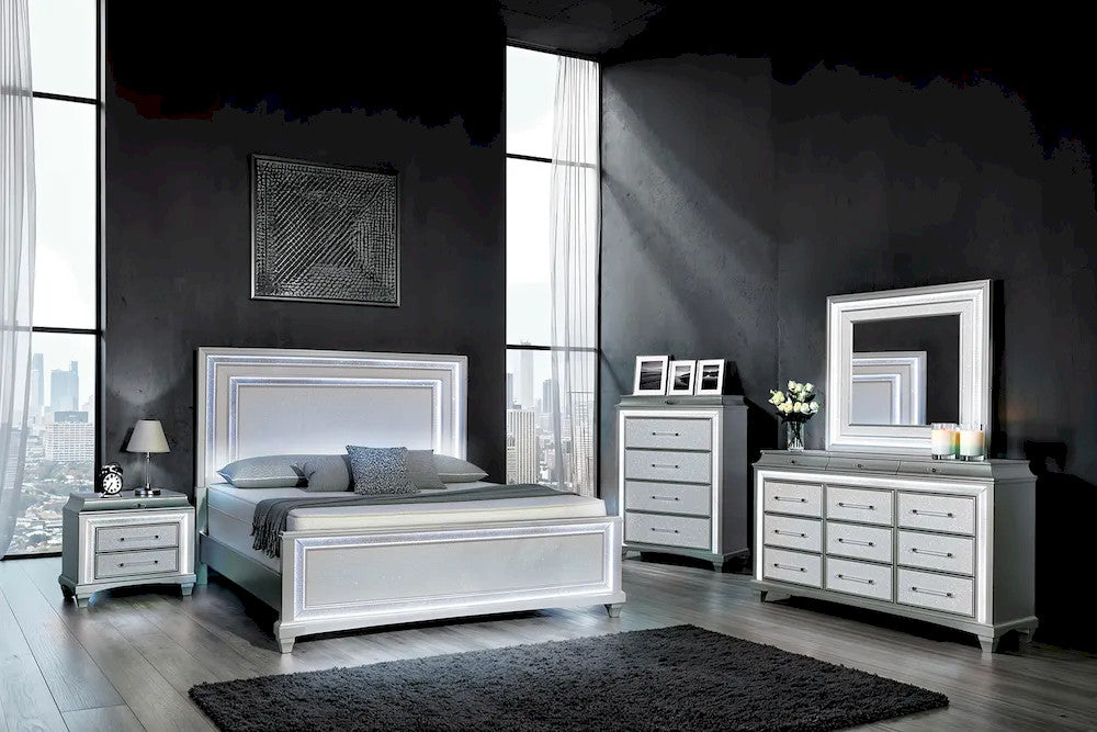Furniture of America - Galea - Mirror w/ LED - FM74006SV-M view 2