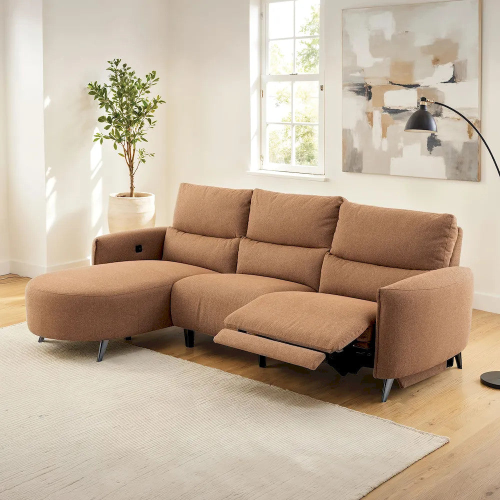 Furniture of America - Galten - Power Sectional - Brown - CM9942BR-SECT-PM-L view 1