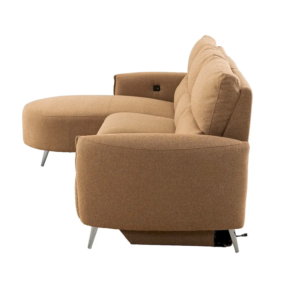 Furniture of America - Galten - Power Sectional - Brown - CM9942BR-SECT-PM-L view 5