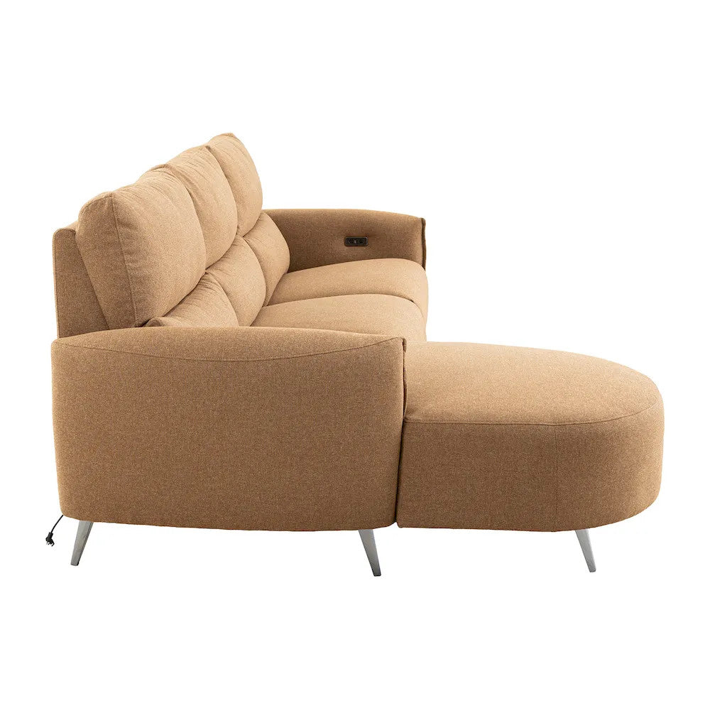 Furniture of America - Galten - Power Sectional - Brown - CM9942BR-SECT-PM-L view 6