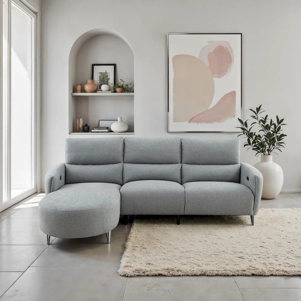 Furniture of America - Galten - Power Sectional - Gray - CM9942GY-SECT-PM-L view 1
