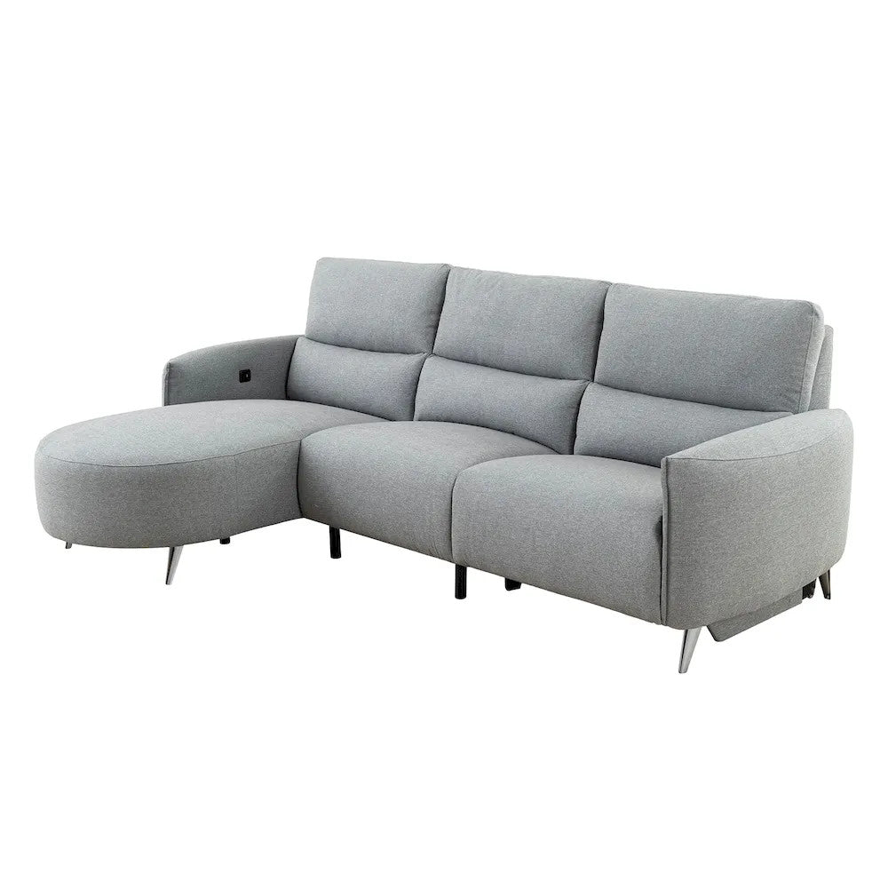 Furniture of America - Galten - Power Sectional - Gray - CM9942GY-SECT-PM-L view 4