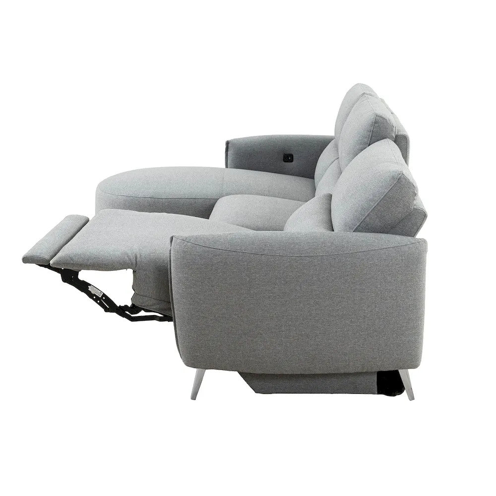 Furniture of America - Galten - Power Sectional - Gray - CM9942GY-SECT-PM-L view 5