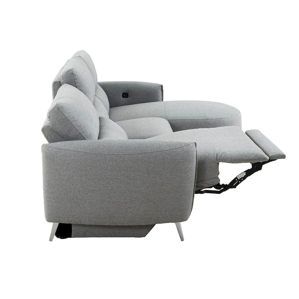 Furniture of America - Galten - Power Sectional - Gray - CM9942GY-SECT-PM-R view 5