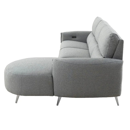 Furniture of America - Galten - Power Sectional - Gray - CM9942GY-SECT-PM-R view 6