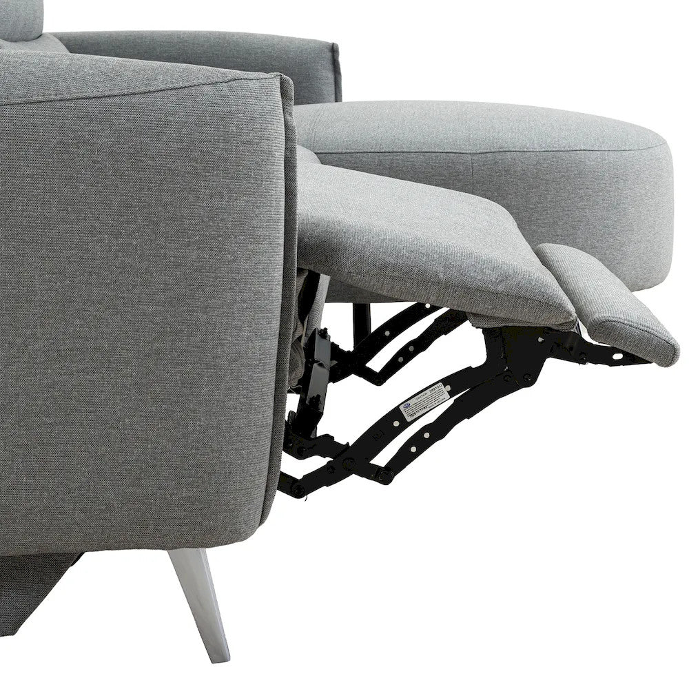 Furniture of America - Galten - Power Sectional - Gray - CM9942GY-SECT-PM-R view 8