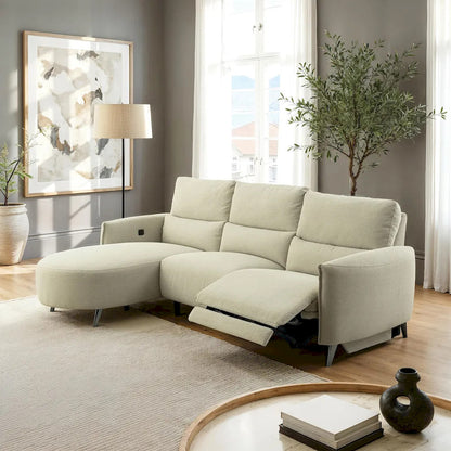 Furniture of America - Galten - Power Sectional - Latte - CM9942LB-SECT-PM-L view 1