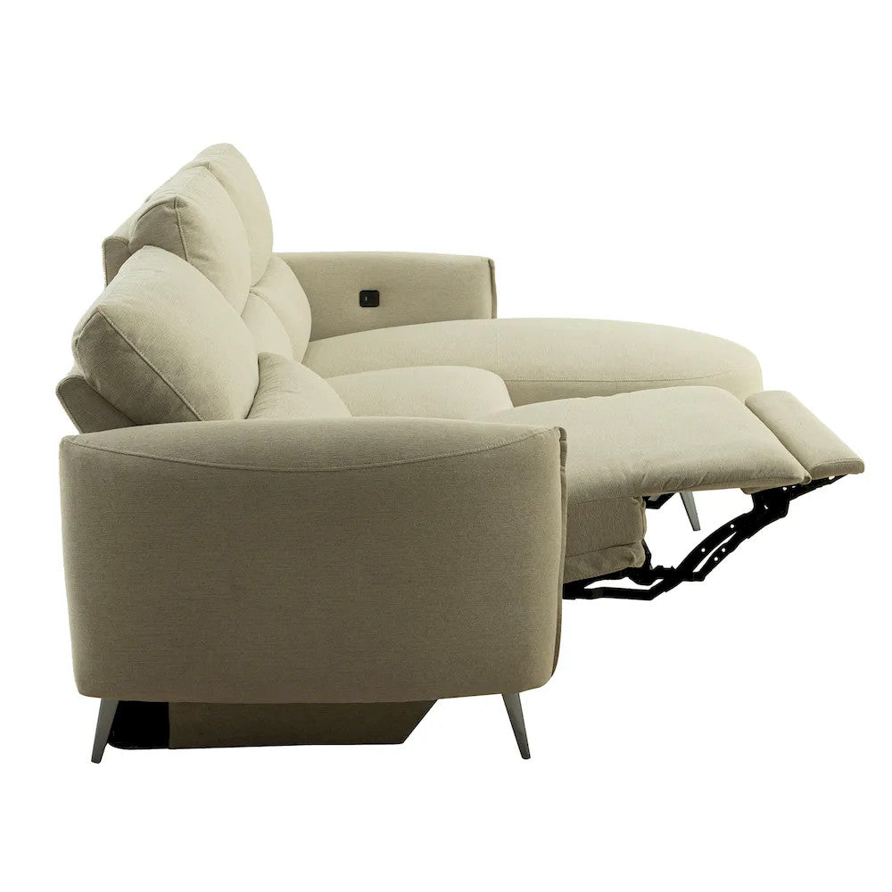 Furniture of America - Galten - Power Sectional - Latte - CM9942LB-SECT-PM-L view 5