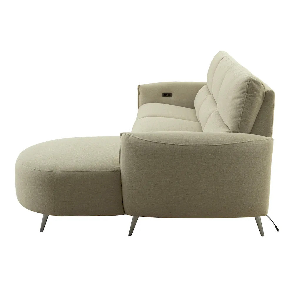 Furniture of America - Galten - Power Sectional - Latte - CM9942LB-SECT-PM-L view 6