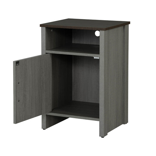 Furniture of America - Garibaldi Side Table in Brown/Gray - SL-AC4002 View 2