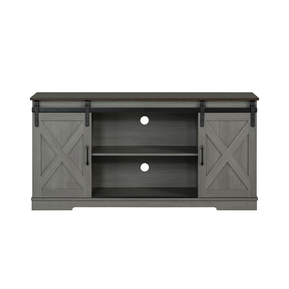 Furniture of America - Garibaldi TV Stand in Brown/Gray - SL-AC4000-TV View 2