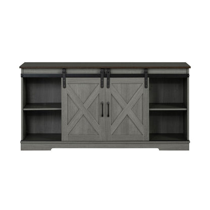 Furniture of America - Garibaldi TV Stand in Brown/Gray - SL-AC4000-TV View 3