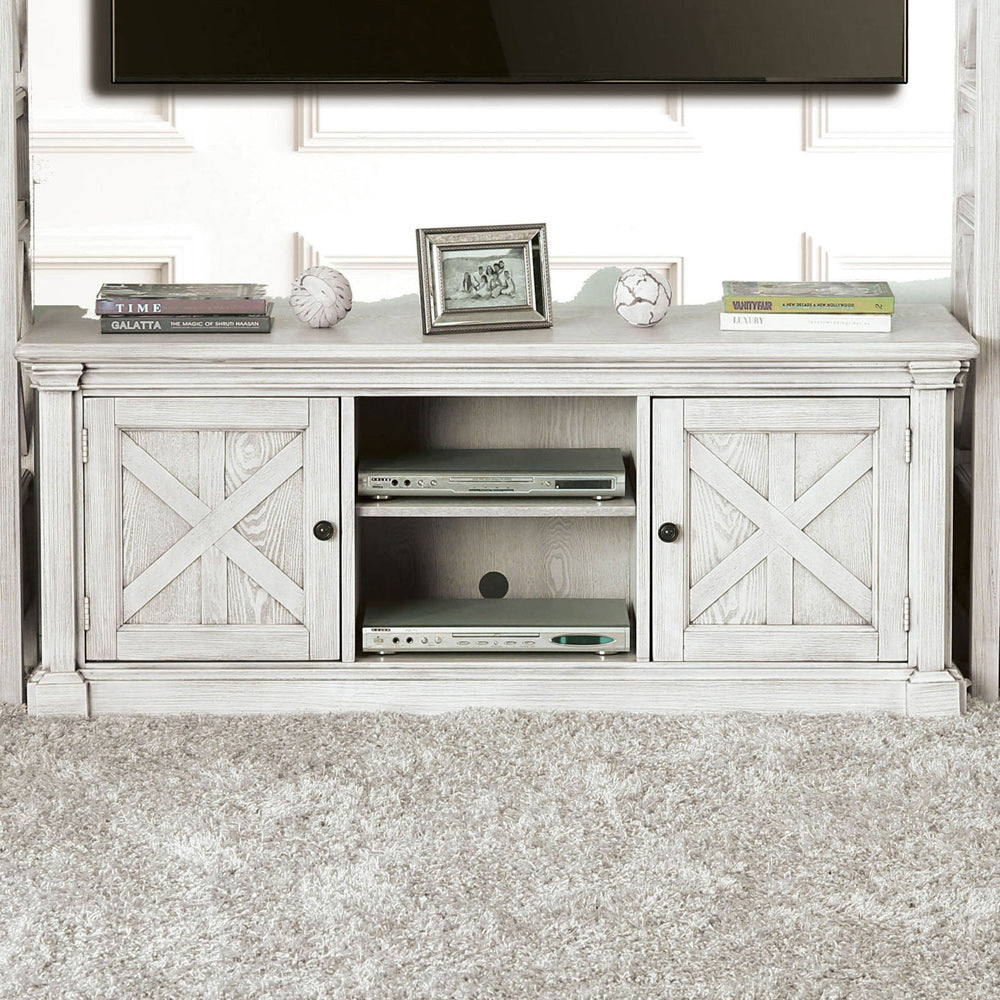 Furniture of America - Georgia 60" TV Stand in Antique White - CM5089-TV-60 View 1