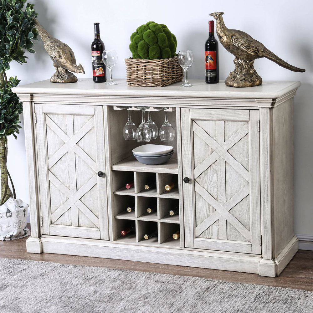 Furniture of America - Georgia Server in Antique White - CM3089SV View 1