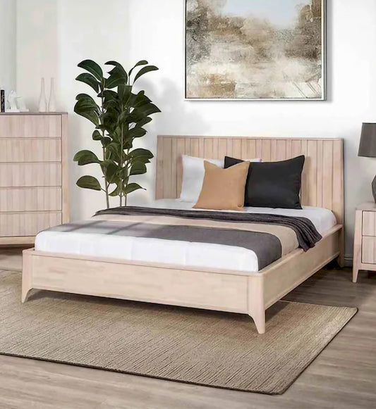 Furniture of America - Gervais - Full Bed, White Wash - FM7105WH-F-BED view 1