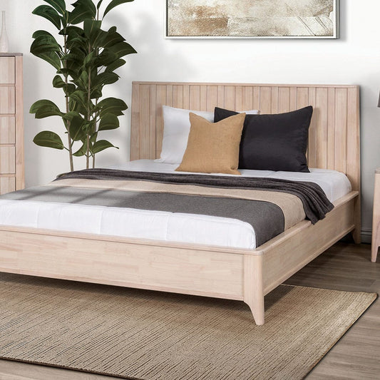 Furniture of America - Gervais Twin Bed in White Wash - FM7105WH-T-BED View 1