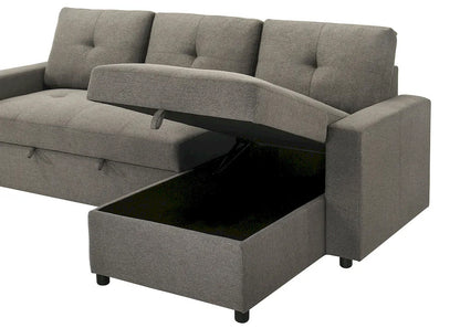 Furniture of America - Giorgi - Sectonal w/ Pullout - Light Brown - FM6920BR-PK view 7