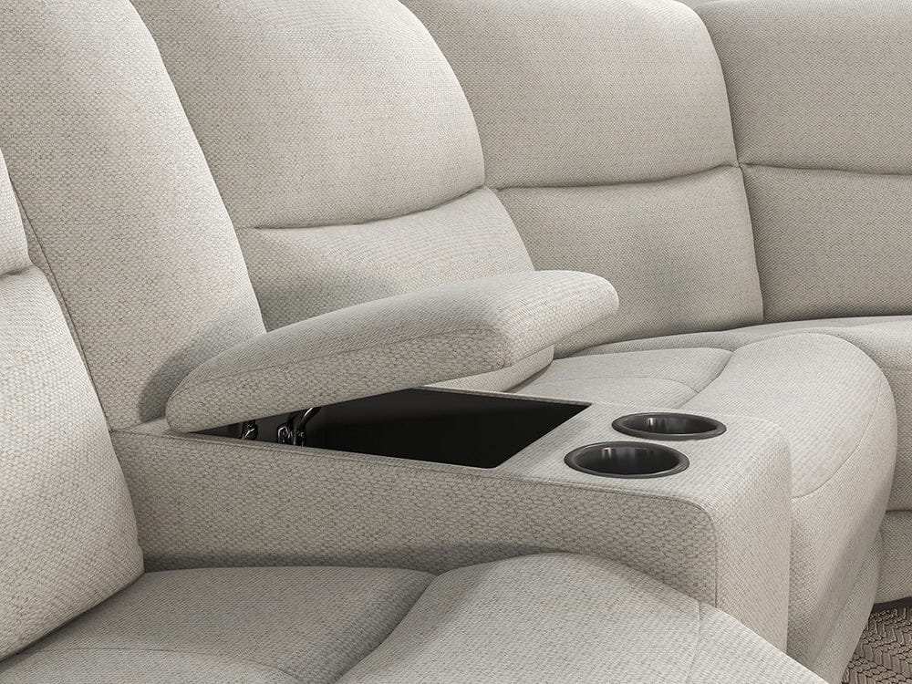 Furniture of America - Giraldus Sectional in Beige - CM9988BG-M-SECT View 2