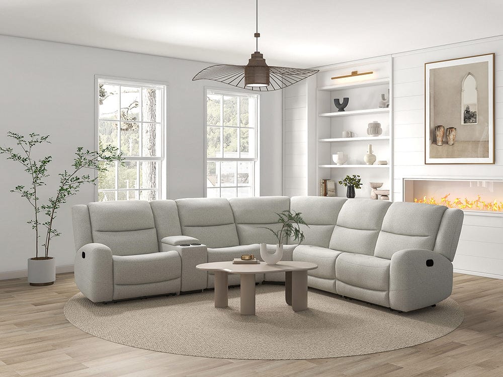Furniture of America - Giraldus Sectional in Beige - CM9988BG-M-SECT View 4