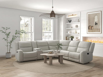 Furniture of America - Giraldus Sectional in Beige - CM9988BG-M-SECT View 4