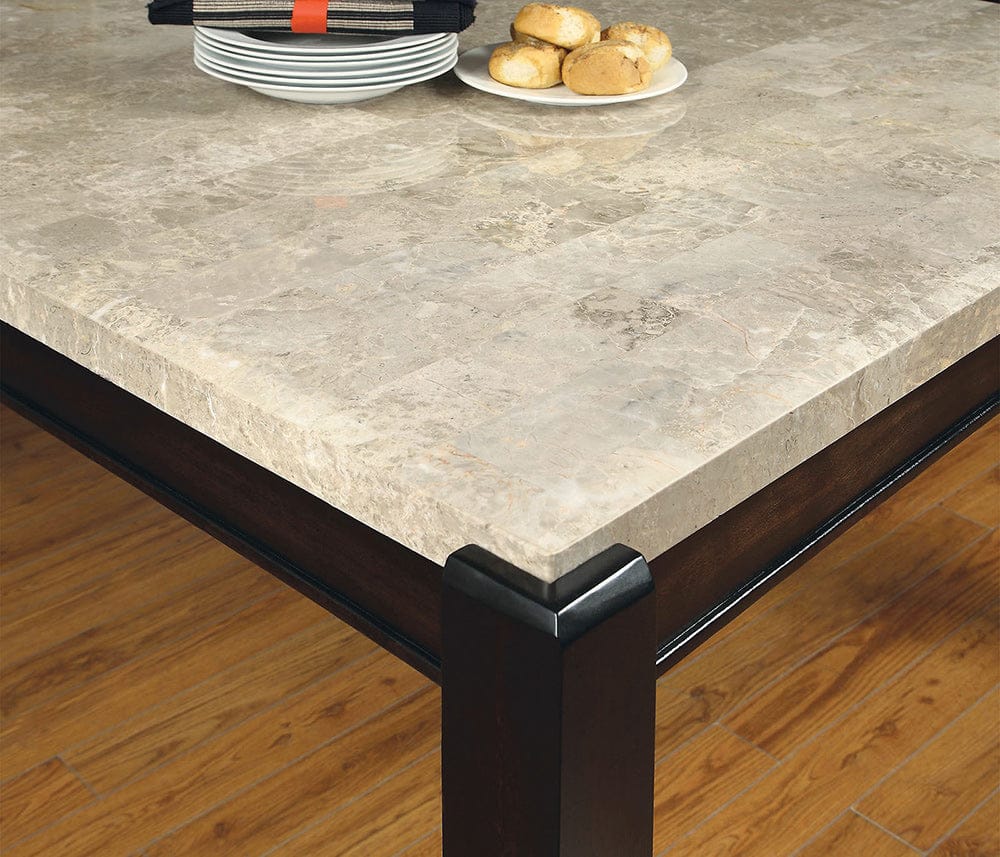 Furniture of America - Gladstone I Dining Table in Dark Walnut/Ivory - CM3823T View 2
