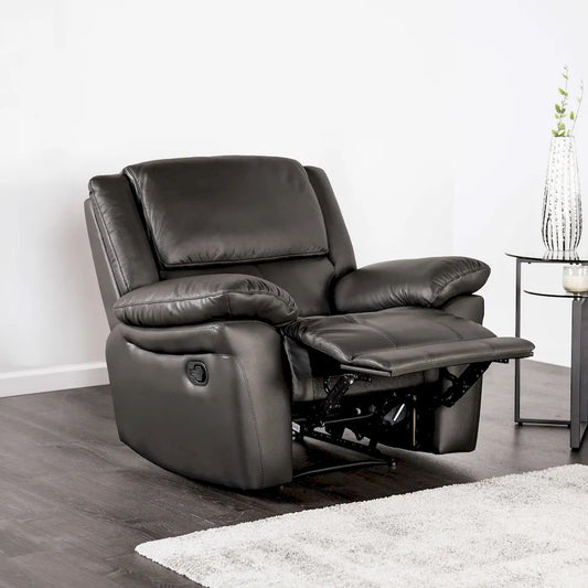 Furniture of America - Glarus - Recliner Chair, Black - FM69003BK-CH-M view 1