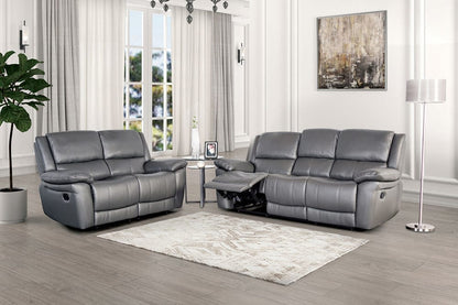 Furniture of America - Glarus Sofa + Loveseat in Dark Gray - FM69003DG-M-2PC View 1