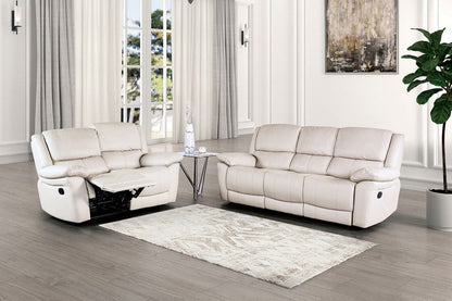 Furniture of America - Glarus Sofa + Loveseat in White - FM69003WH-M-2PC View 1