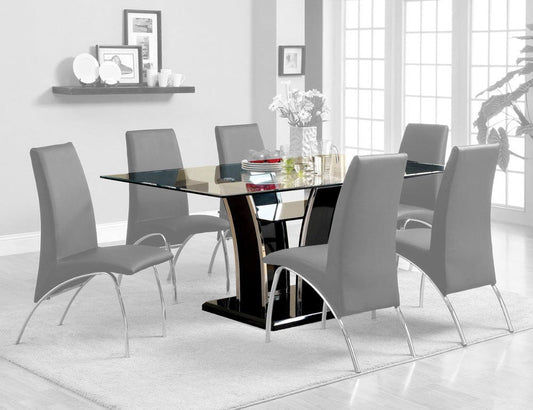 Furniture of America - Glenview Dining Table in Black - CM8372BK-T-TABLE View 1