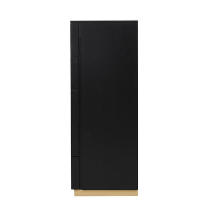 Furniture of America - Goldsberg Chest in Black/Gold - FM7425BK-C View 4