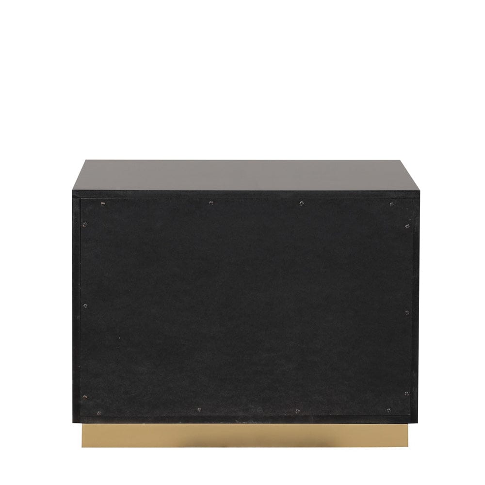 Furniture of America - Goldsberg Nightstand in Black/Gold - FM7425BK-N View 4