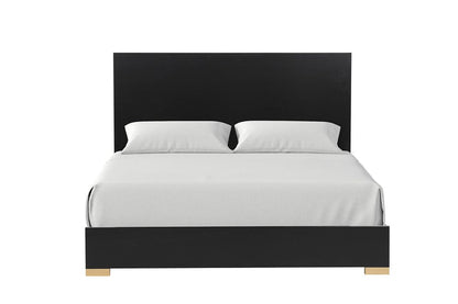 Furniture of America - Goldsberg Queen Panel Bed in Black/Gold - FM7425BK-Q-P-BED View 3
