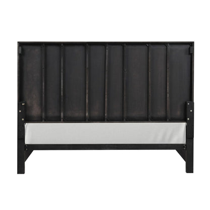 Furniture of America - Goldsberg Queen Panel Bed in Black/Gold - FM7425BK-Q-P-BED View 4