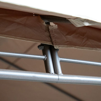 Furniture of America - Gordola Outdoor Canopy 13' X 10' in Brown - LA-A001BR View 4