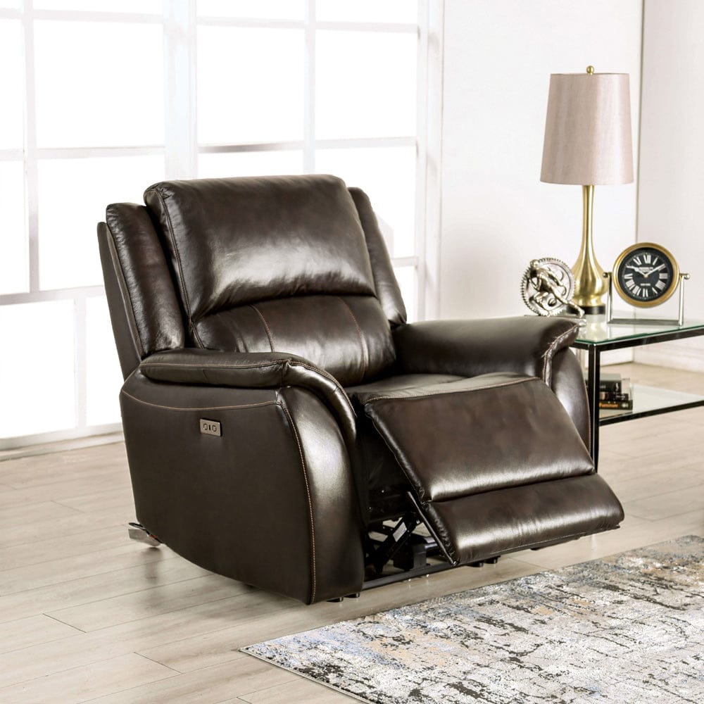 Furniture of America - Gorgius Power Recliner in Espresso - CM9910ES-CH-PM View 1