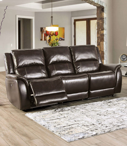 Furniture of America - Gorgius Power Sofa in Espresso - CM9910ES-SF-PM-PK View 1