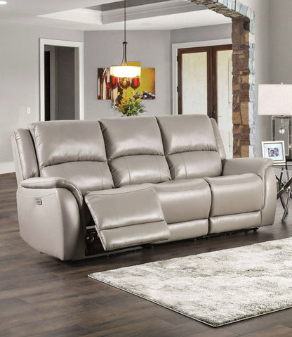 Furniture of America - Gorgius Power Sofa in Light Gray - CM9910ST-SF-PM-PK View 1
